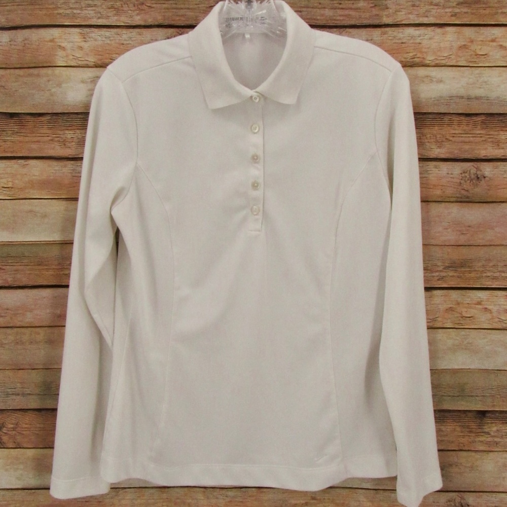 NIKE Golf Dri-Fit Long Sleeve Women's Polo M